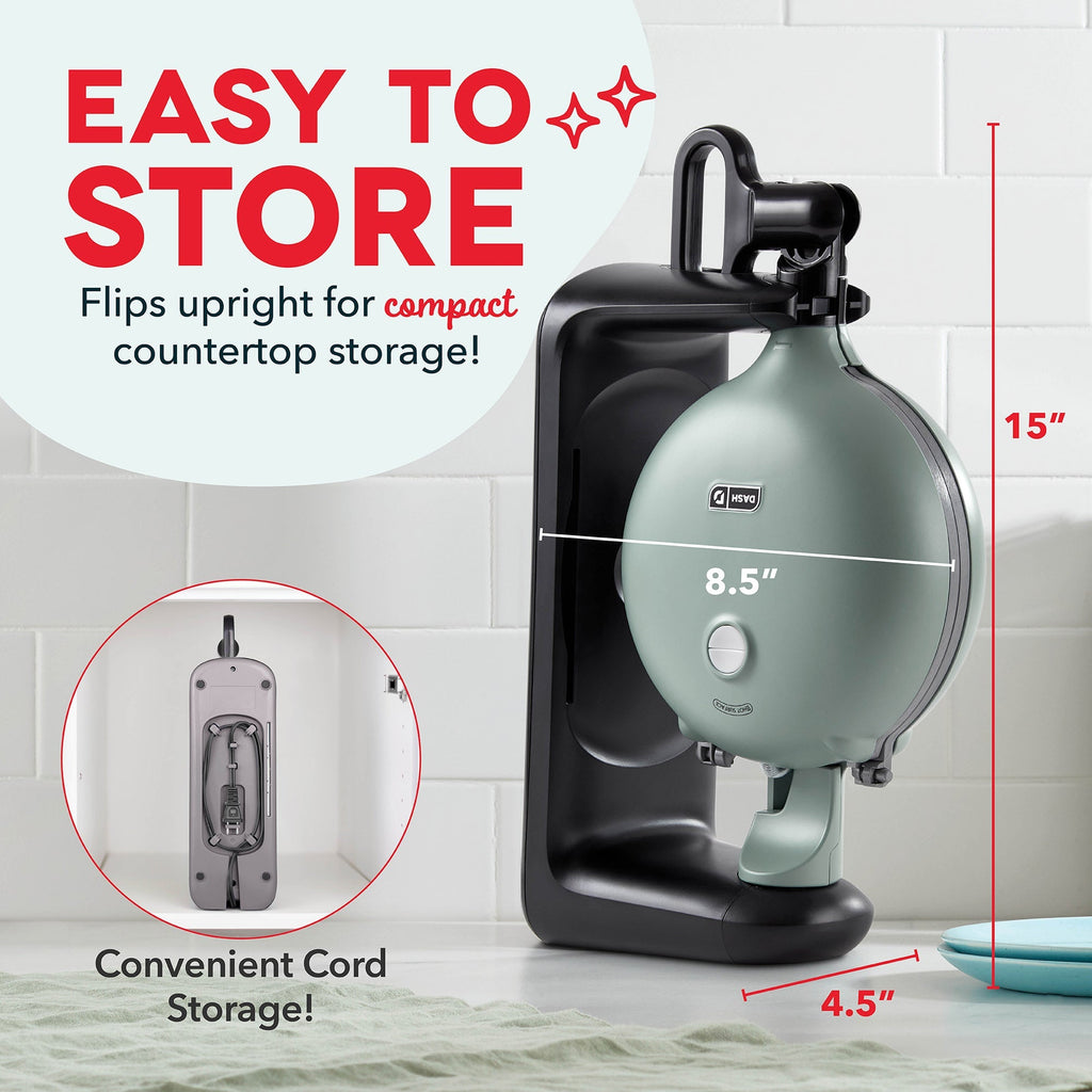 Ceramic Nonstick Flip Belgian Waffle Maker